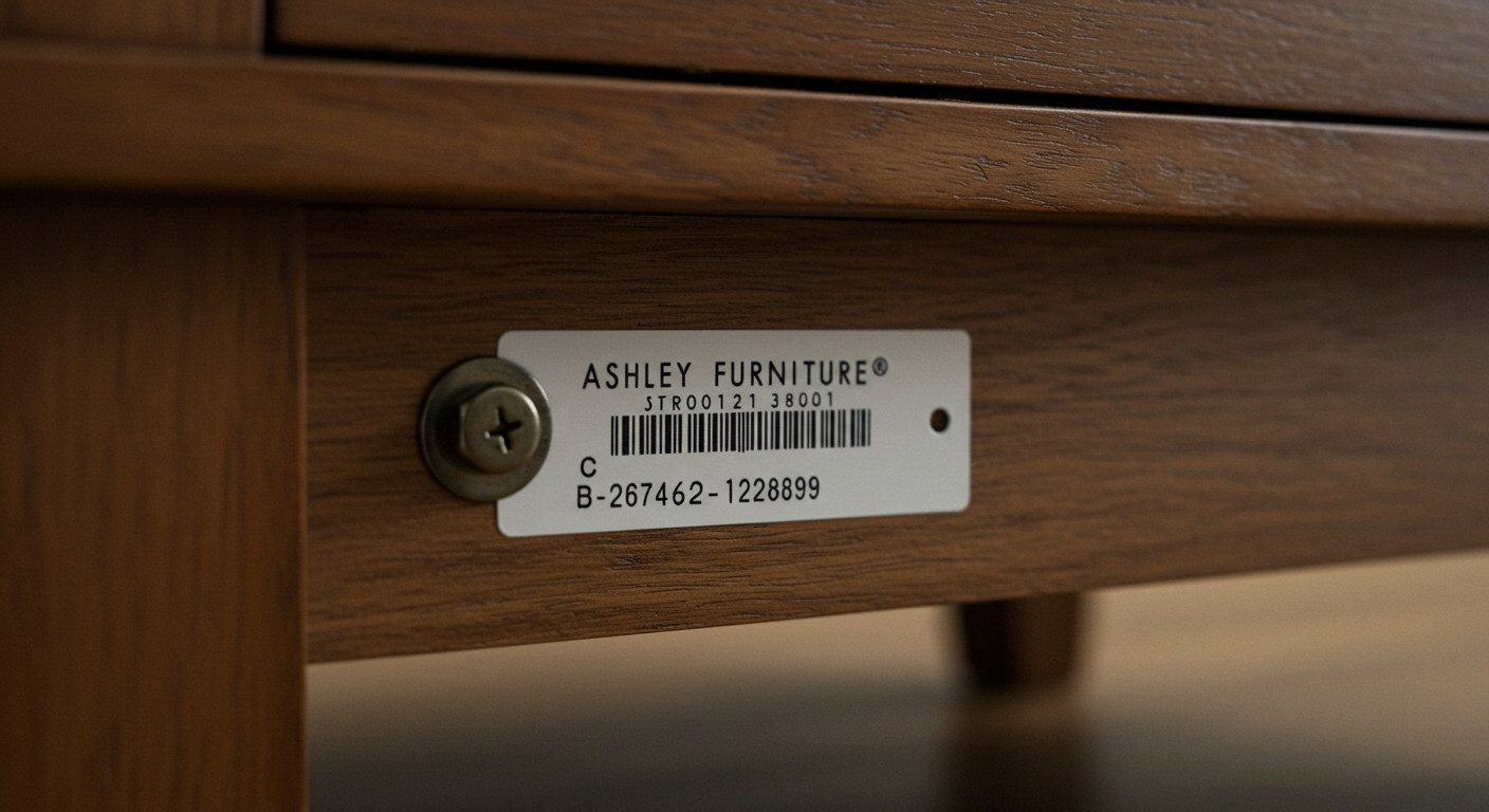 ashley furniture serial number