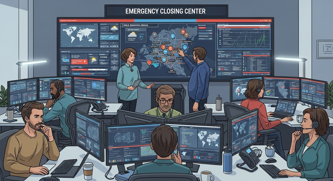 call emergency closing center