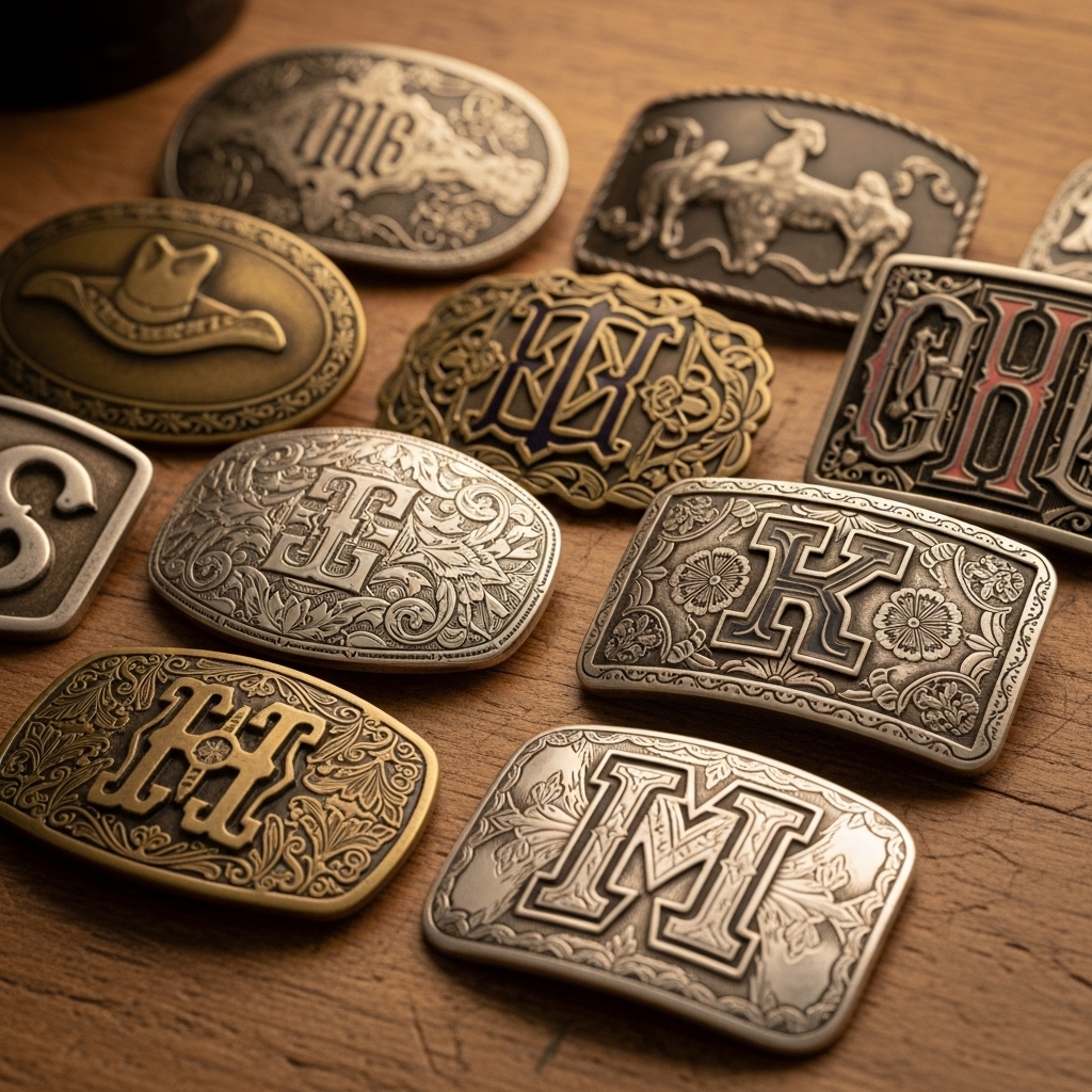 vintage belt buckles