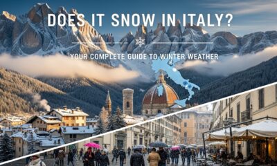 does it snow in italy​