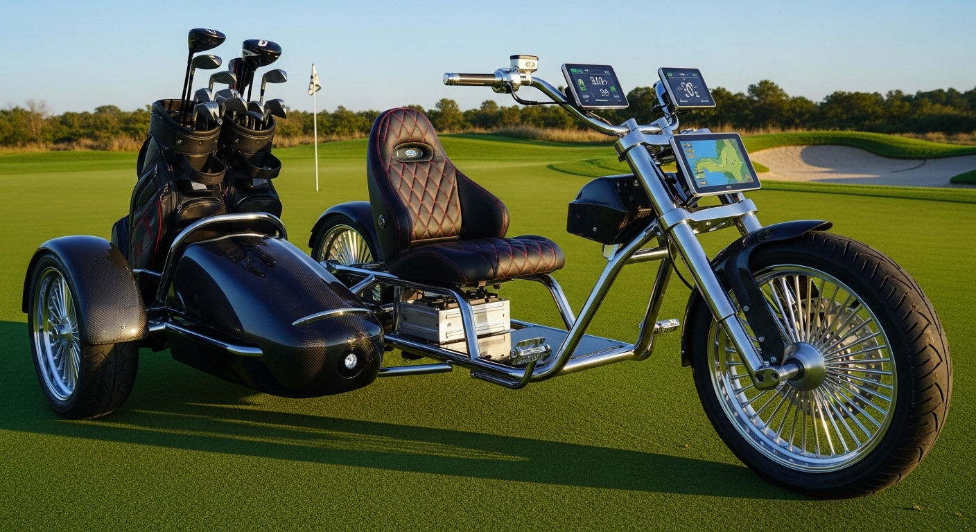 motorcycle golf cart​